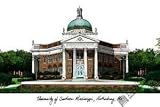 University of Southern Mississippi Lithograph 14x10 Limited Edition Unframed Lithograph