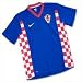 Nike Croatia Away Shirt Blue/Red X-Large
