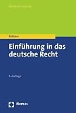 Produkt-Bild: Einf&uuml;hrung in das deutsche Recht