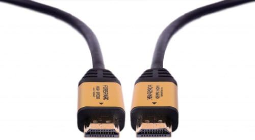 Forspark 10 Feet High Speed Prime HDMI Cable 1080p with Ethernet -Full HD ，Supports 4K, 3D, 1080p and Audio Return [Latest Version]-Metal Glod case