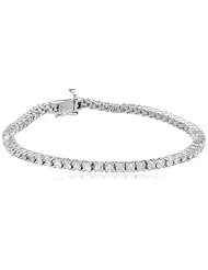 14k Gold Four-Prong Diamond Tennis Bracelet (3 cttw, H-I Color, I1-I2 Clarity)
