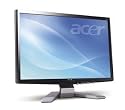 Acer 20" CrystalBrite Widescreen Monitor, Black, 5ms Response Time, 1680 x 1050 Resolution, 2500:1 Contrast Ratio, View Angle: 160x160, Brightness: 300cd/m2, Dual Input Signal: VGA and DVI w/HDCP