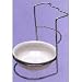 Kitchen & Housewares : Porcelain and Chrome Large Ladle Cradle