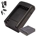 Hitech - Battery and Travel Charger Kit for Casio Exilim EX-Z1050 / Exilim EX-Z1000 Digital Camera
