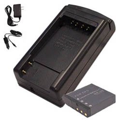 Hitech - Battery and Travel Charger Kit for Casio Exilim EX-Z1050 Exilim EX-Z1000 Digital... by Hitech
