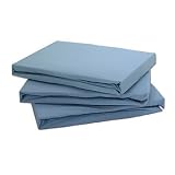 Blue Jersey Cot Bed Size Fitted Sheet