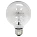 GE 12983-6 25 Watt Globe G25 Light Bulb, Crystal Clear, 6-Pack
