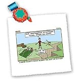 Knots Camping - A Good Nights Sleep and Snoring - 10x10 Quilt Square