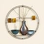 Southern Enterprises Stained Glass Vase Bowl Wall Art