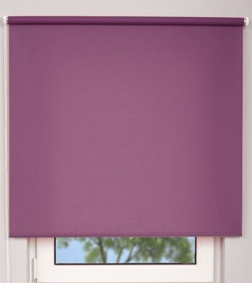  Sichtschutzrollo Uni ~ Farbe: violett ~ Größe: 140x190cm (Stoffbreite x Höhe) ~ ab 18,- EUR ~ weitere Größen im Angebot wählbar