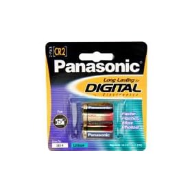 Panasonic 3-Volt Photo Lithium Cylinder 3000mAh Battery (CR2PA2B) (CR-2PA2B)