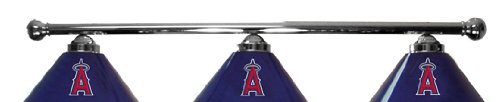 Los Angeles Angels of Anaheim Pool Table Light - Chrome Bar