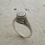 14K White