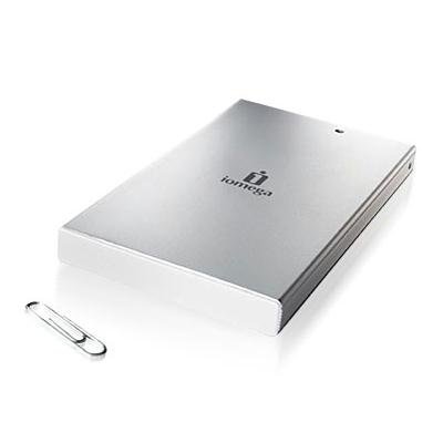 Iomega Portable Hard Drive, FireWire 400/USB 2.0, 120GB Silver - 33634