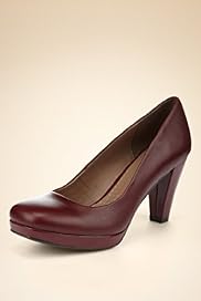 Footglove Fashion Leather Square Toe Platform Shoes