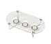 Schuchardt 81269 Rechaud mit Glasplatte