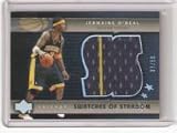 2004-05 Upper Deck Trilogy Swatches of Stardom #JO Jermaine O'Neal - Indiana Pacers (Piece of Authentic Game-Worn Jersey Serial #'d To 50 ) (Basketball Cards)