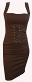 Switchblade Stiletto Womens WAIST CINCHER DRESS in Black- Medium