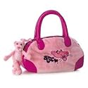 Aurora - Plush - Pink Panther Purse with Clip