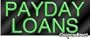 PAYDAY LOANS" Neon Sign