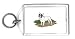 Keychain with bulldog, dog, french, canine