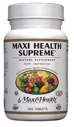 Christmas Maxi Health, Maxi Health Supreme, High Potency Multi Vitamin, Mineral, 180 Tablets Deals