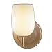 Bruck Lighting Queeny Diamond LED Wall Sconce 103326CH Chrome Cream Glossy Glass