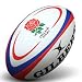 Gilbert England Rugby Midi Ball - White/Red
