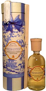 Michel Fresh Cotton Home Fragrance Reed Diffuser 8 Fl.Oz.