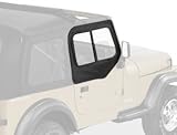 IMAGE OF Bestop 51786-15 Black Denim Upper Door Slider for Sunrider, Supertop and Halftop