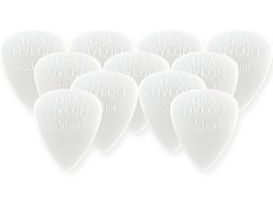 Dunlop 44P38 .38mm Nylon Standard Guitar Picks, 12-Pack