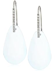 Suzanne Kalan "The Classics" Pear Blue Topaz Drop Earrings