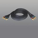 Tripp Lite A008-006 Component Video Gold Cable w Silver Plated Center Conductor, 3xRCA M/M - 6ft
