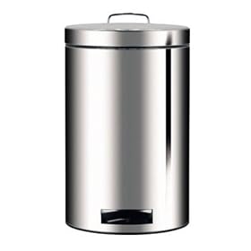 Brabantia Pedal Bin, 12litre, Brilliant Steel