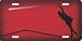 AIRBRUSHED LICENSE PLATES - TENNIS PLAYER - FEMALE - #108
