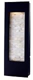 Black Pearl Wall Table Water Fountain Black Finish 23"H