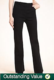 Contrast Stitch Bootcut Denim Jeans