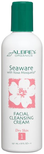 Aubrey Organics Seaware with Rosa Mosqueta Facial Cleansing Cream, 8-Ounce Bottle