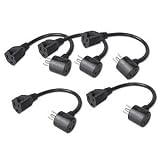 Ziotek ZT1212518 Power Strip Liberator Plus with Pass Through, 5-Pack
