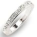 Women's Stone Band Clear Swarovski Crystal Ring, Size: 4-10 Sterling Silver .925
