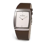 Skagen Mens Swiss Brown Leather Watch #584LSL by Skagen