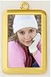 Custom Large Rectangle Photo Pendant*Gold* Created From Your Favorite Photo