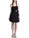 Teeze Me Junior's Strapless Dress With Bubble Hem,Black,9