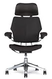 HumanScale Freedom Chair with Headrest, Black Wave Fabric
