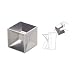 Aluminum Cube Measuring Jigger Cube multiple measurements Barware bar drink mixing