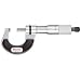 Starrett V231MXRL Micrometer, Insulated Frame, Ratchet Stop, Lock Nut, Carbide Faces, 0-25mm Range, 0.001mm Graduation, +/-0.002" Accuracy