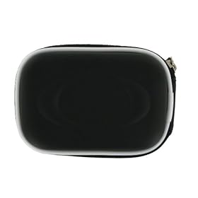 rooCASE EVA Hard Shell (Black) Case with Memory Foam for Flip MinoHD Camcorder Smile