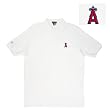 Los Angeles Angels MLB "Classic Pique" Polo Shirt (White)
