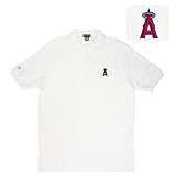 Los Angeles Angels MLB Classic Pique Polo Shirt (White)