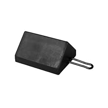 IWI 60-7206 WC-5810 Pyramid Rubber Wheel Chock with U Hook, 10" Length x 8" Width x 5" Height